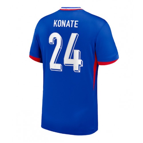 Pánský Fotbalový dres Francie Ibrahima Konate #24 ME 2024 Domácí Krátký Rukáv